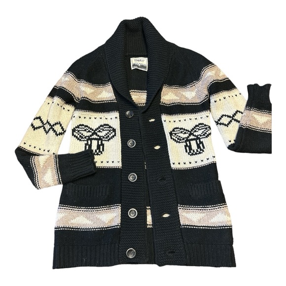 TNA lambwool cardigan sweater - Picture 7 of 13